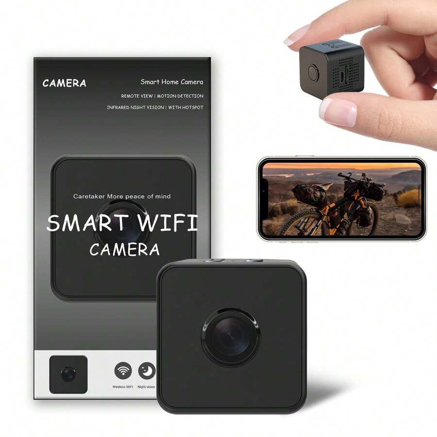 Cámara interior - Cámara oculta 1080P - Cámara de niñera - Mejor mini cámara - Cámara inalámbrica WiFi - Grabador de video en tiempo real con función de visión nocturna - Cámara de vigilancia Full HD