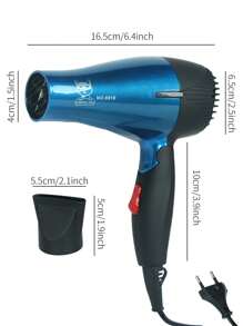 Travel Hair Dryer For Pet With 1 Concentrator Nozzle ,Compact Hair Dryer With Folding Handle, High-Speed Low Noise Thermo-Control Hairdryer For Pet, Travel Blow Dryer