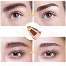 Removedor eléctrico de vello facial para mujer, recortadora de cejas, y maquinilla de afeitar para mujer