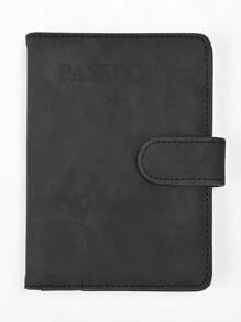 1 件多功能 RFID 屏蔽变色 PU 皮革旅行护照夹带地图图案，适用于商务旅行和户外旅行旅行用品旅行组织者旅行物品旅行钱包护照夹护照钱包海滩度假包夏季 - 彩色 - 查看 12