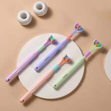 3 Sided Toothbrush Oral Dental Hygiene New Release Oral Cleaning Fashion Mouth XL3805 - 黃色的 - 查看 1
