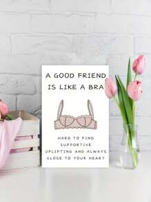 1入禮品賀卡BFF最好的朋友賀卡，有趣的生日禮物，BFF定義卡，友情生日賀卡，帶信封的生日賀卡，用於家居裝飾、房間裝飾
