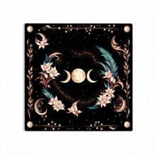 Thảm trò chơi trên bàn và Tarot, Thảm trò chơi độc quyền của Thần Mặt trời và Mặt trăng, Hoa văn bề mặt mịn, Hoàn hảo để học Tarot và Thẻ Oracle Thảm trò chơi trên máy tính để bàn, Thảm trò chơi Dominoes 50 * 50CM - nhiều màu - Xem 1