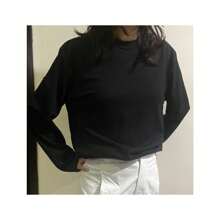 SUDADERA PARA MUJER - Negro - Ver 1