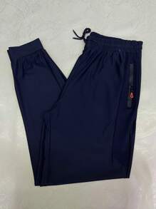 Men Sweatpants - 藏蓝色 - 查看 4