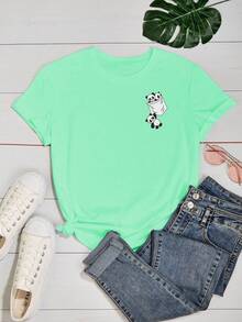 Women T-Shirts - Màu xanh Bạc hà - Xem 2