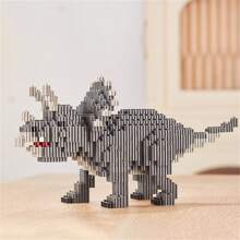 Jurassic Dinosaur Series Assembly Model Set - Building Block Assembly Toys, Easter/President's Day/Perfect Gift! Room Decoration - Multicolor - View 15