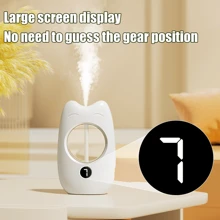 1pc Rechargeable Ultrasonic Aroma Diffuser, Christmas/Thanksgiving Gift, 7 Modes Adjustable, Desk Placement Or Wall Mounted, Aroma Diffuser And Fragrance Oils Sold Separately, Air Freshener, Air Purifier, Deodorizer, Suitable For Boyfriend/Girlfriend, Valentine's Day Gift - White - View 9