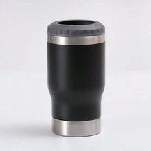 1 件 14 盎司不锈钢真空隔热杯，双层旅行杯带盖，适合汽车、户外使用 - 多色 - 查看 10