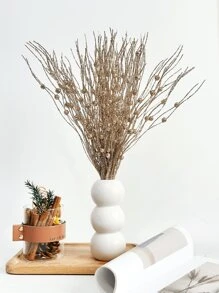 1 件/2 件/4 件/8 件人造闪闪发光植物枝条，带浆果，闪闪发光的假花圣诞树装饰，非常适合节日婚礼派对家居室内餐桌、卧室装饰、圣诞礼物、藤条 DIY 装饰配件、圣诞树和圣诞植物装饰、室内外圣诞装饰、房间装饰家居装饰 - 香檳色 - 查看 5