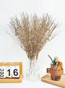 1 件/2 件/4 件/8 件人造闪闪发光植物枝条，带浆果，闪闪发光的假花圣诞树装饰，非常适合节日婚礼派对家居室内餐桌、卧室装饰、圣诞礼物、藤条 DIY 装饰配件、圣诞树和圣诞植物装饰、室内外圣诞装饰、房间装饰家居装饰 - 香檳色 - 查看 6