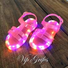 Kids Flat Sandals - Màu Hồng Tươi - Xem 3