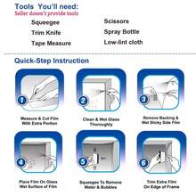 1 pieza Vinilo autoadhesivo semitransparente extraíble para privacidad de ventana de casa/oficina/baño, 1m/3m/5m - Multicolor - Ver 8