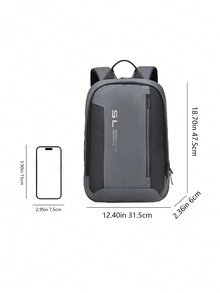 2024 新款时尚大容量多功能单肩背包，适合商务旅行、度假和旅行。轻巧多功能男女背包。 - 灰色 - 查看 5