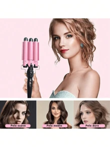 Rizador de cabello Waflera Enchinadora Cabello 3 Rizadora Pelo Onduladora - Tipo de Enchufe B USA (110-127V) - Ver 6