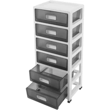 ZhdnBhnos LINSIE Craft Organizers And Storage, 6 Drawer Cart Storage Tower,Rolling Storage Cart For Classroom Supplies,Storage Organizer For Art Supplies,Top Organizer,Rolling Cabinet For Home,Office,Organizer Cart The Best Gift/Present For Family&Friends Happy Christmas - Nhiều màu - Xem 7