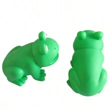 1 Dog Lover And Dog Mom Love Toy Frog Cat/Dog Lover Gift And Dog/Cat Mom Love Pet Sound Humming Frog Tricky Vent Screaming Vinyl Frog Adult Pinch Fun - Multicolor - View 2