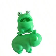1 Dog Lover And Dog Mom Love Toy Frog Cat/Dog Lover Gift And Dog/Cat Mom Love Pet Sound Humming Frog Tricky Vent Screaming Vinyl Frog Adult Pinch Fun - Multicolor - View 3