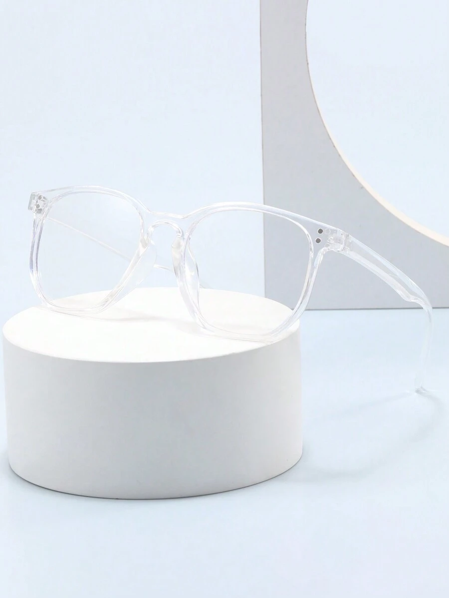 Men's Classic Non-Prescription Glasses, Single/Multi-Pack, Casual Daily Eyewear - Clear - View 1