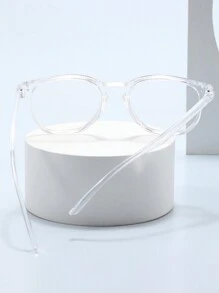 Men's Classic Non-Prescription Glasses, Single/Multi-Pack, Casual Daily Eyewear - Clear - View 3