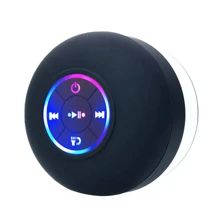 Wireless Shower Speaker Waterproof 5.0 Bluetooth Speaker With Suction - Black - View 8