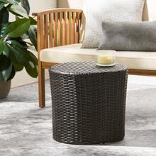 KINGSTOWN RD BARREL SIDE TABLE - 棕色 - 查看 5