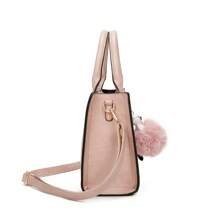 Giovanna Milano Bolsa conversível em bolsa de ombro ajustável para mulher com vários bolsos internos e inclui bolsa externa | Vermelho/Azul/Branco/Prata/Cáqui/Ouro/Bege/Rosa/Amarelo/Preto/Marrom/Fúcsia