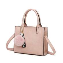 Giovanna Milano Bolsa conversível em bolsa de ombro ajustável para mulher com vários bolsos internos e inclui bolsa externa | Vermelho/Azul/Branco/Prata/Cáqui/Ouro/Bege/Rosa/Amarelo/Preto/Marrom/Fúcsia