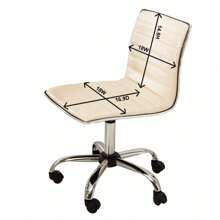 Fremo Chromel Adjustable Air Lift Office Chair  White