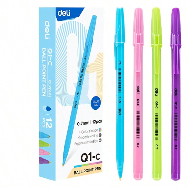12入組隨機色中性筆