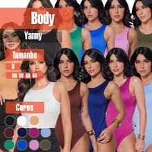 Yanny Women's Body Plain Comfortable Basic Tank Top - Màu be - Xem 8