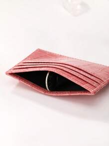 Solid Color Simple Casual Card Case Card Holder Card Holder Wallet Business Card Holder Credit Card Holder Card Holder Women For Women Mini Wallet Card Wallet
