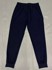 Men Sweatpants - 藏蓝色 - 查看 3