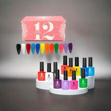 GAMA DE 12 PIEZAS COLORES ESMALTE UV SEMIPERMANENTE PARA UÑAS 10ML A ELEGIR - Retrograde - Ver 2