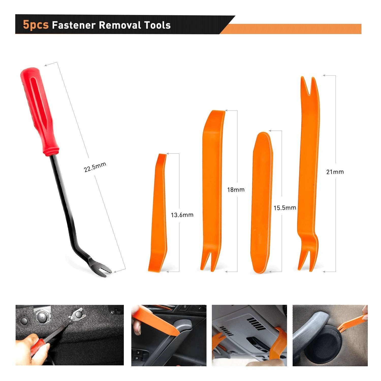 635Pcs Car Push Retainer Clips & Auto Fasteners Assortment 16 Most