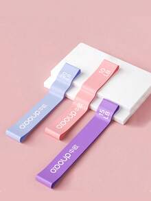 5 Pieces Set Sports Exercise Fitness Resistance Bands For Legs Waist Elastic Stretch Bands Latex Material - Multicolor - View 4