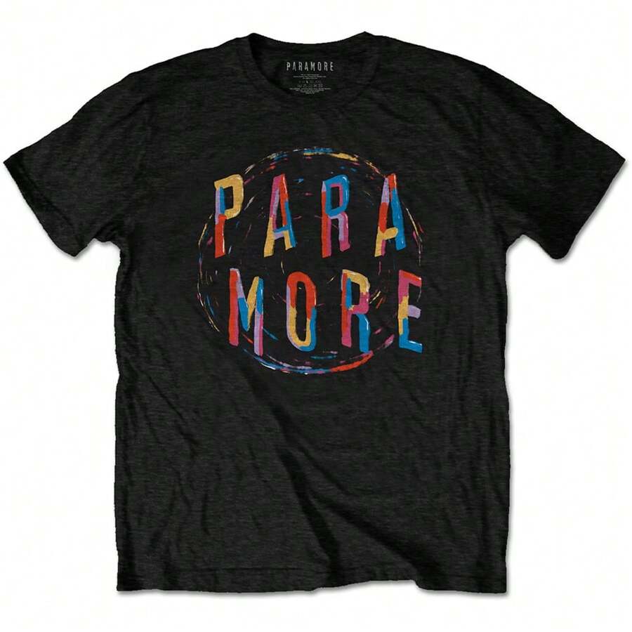 Paramore | Official Band T-Shirt | Spiral | SHIPPED IN 24 HOURS - Black - View 1
