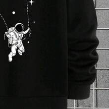 Men Hoodies - 黑色 - 查看 3