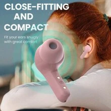 HK3 nuevos auriculares Bluetooth transparentes inalámbricos UltrapodsMax TWS calidad de sonido HIFI 5,3 aplicable - Rosa - Ver 6