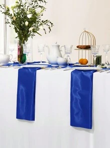 High-Quality Satin Napkins, Soft And Square Shaped, Ideal For Dinner Parties, Wedding Receptions, Festive Table Decoration - Multicolor - View 16