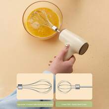 2-In-1 Cooking Machine Wireless Electric Mini Cooking Machine - Eggbeater Cream Blender - Handheld Charging Garlic Cooking Machine - Multicolor - View 3
