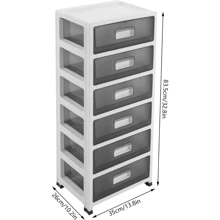 ZhdnBhnos LINSIE Craft Organizers And Storage, 6 Drawer Cart Storage Tower,Rolling Storage Cart For Classroom Supplies,Storage Organizer For Art Supplies,Top Organizer,Rolling Cabinet For Home,Office,Organizer Cart The Best Gift/Present For Family&Friends Happy Christmas - Nhiều màu - Xem 2