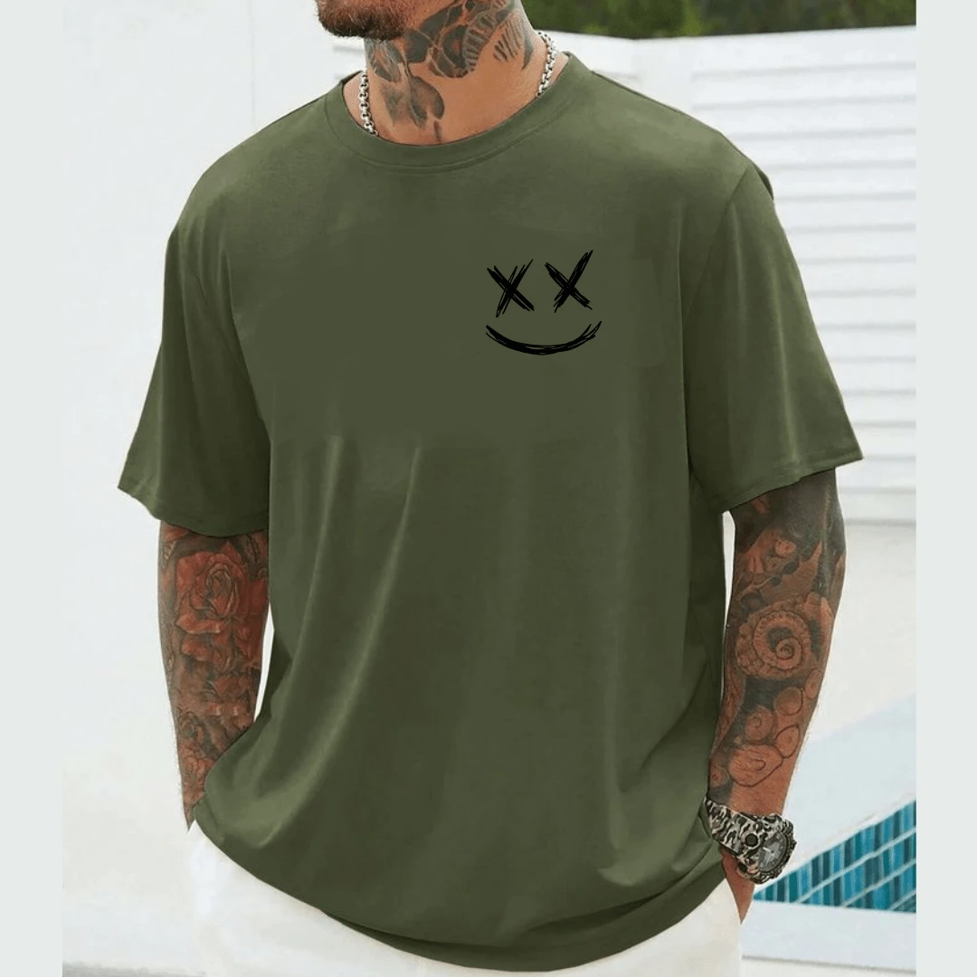 Men T-Shirts - màu xanh lá - Xem 1