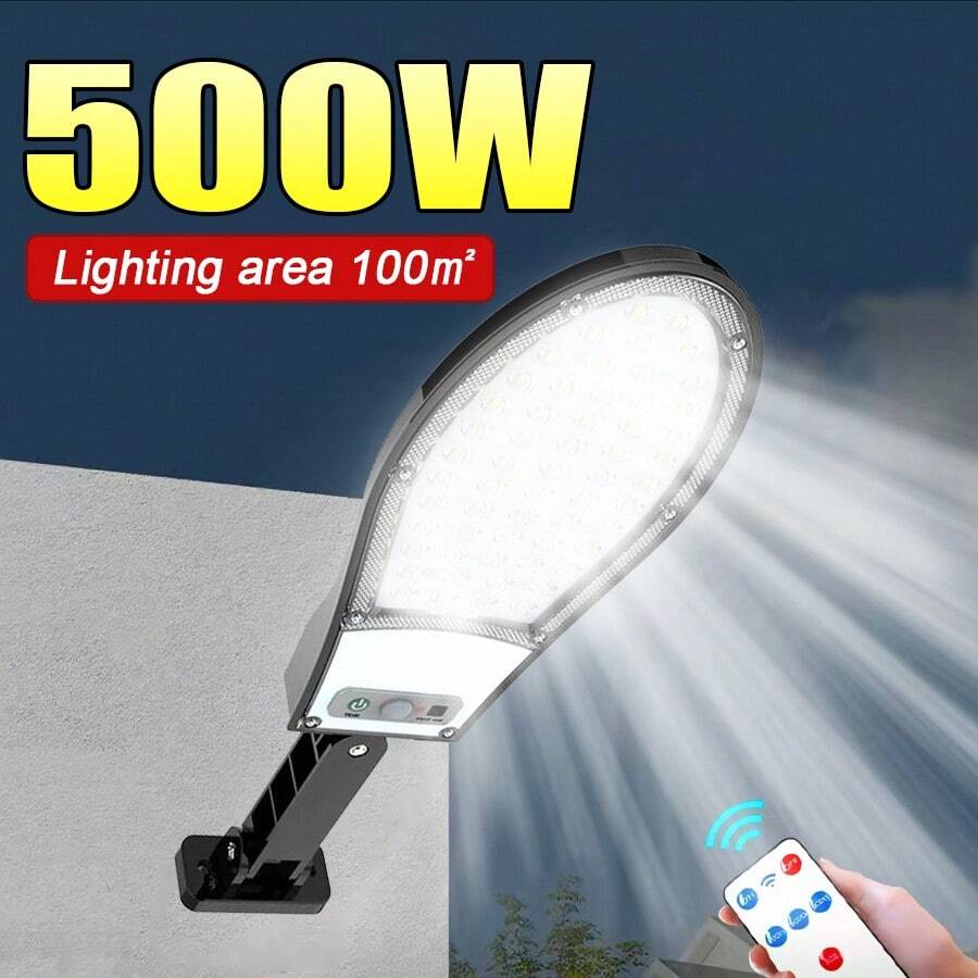 9900LM הספק גבוה LED סולארי אורות חיצוניים עמיד למים מנורת רחוב בגינה ...