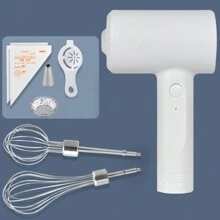 高速手持式電動打蛋器，支援USB充電，3速攪拌器，適用於奶油、蛋糕及麵粉攪拌，堅固的ABS材料 - 廚房工具 - 查看 12
