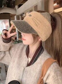 1pc Women's Winter Baseball Cap, Cute Cat Shape, Knitted Woolen Hat, Versatile Warm Baseball Cap, Suitable For Daily Use - Multicolor - View 12