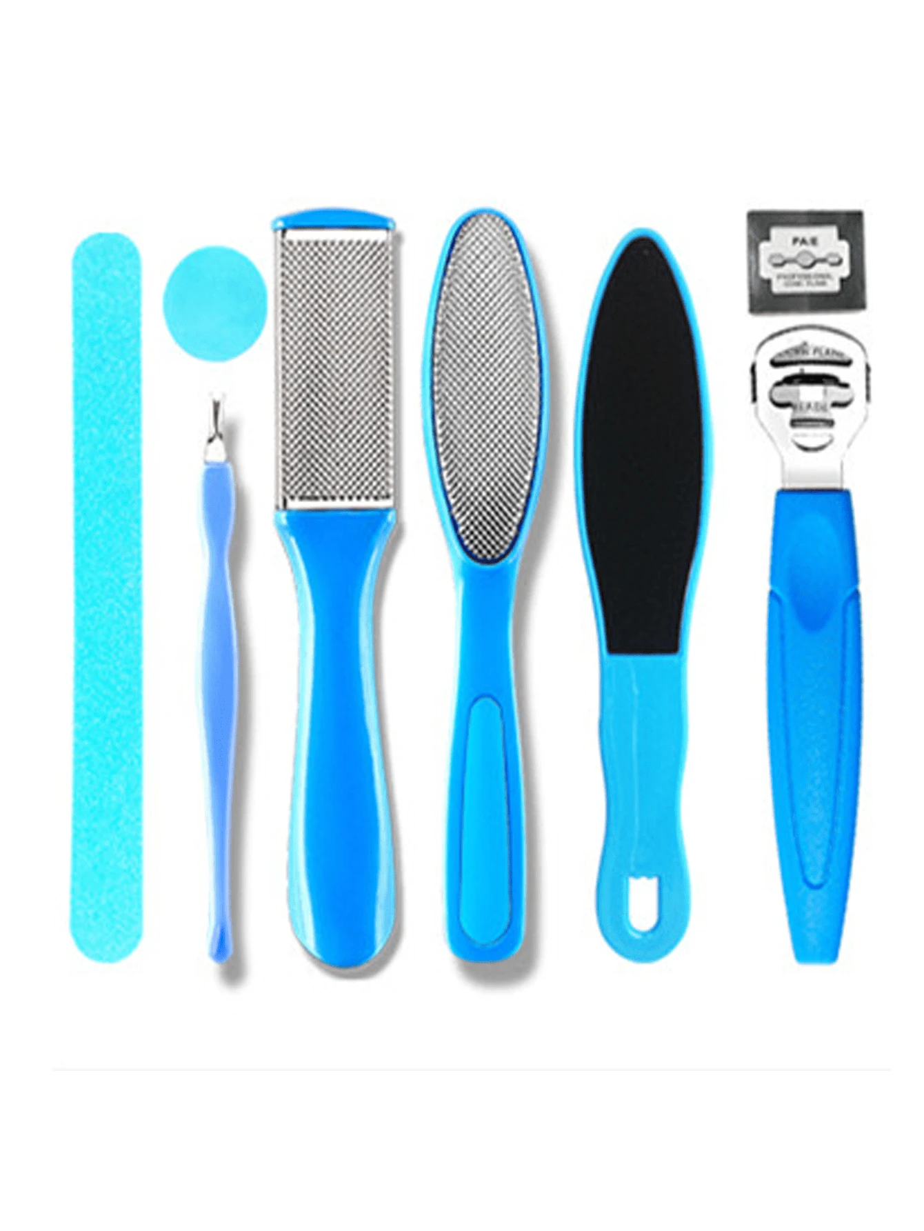 8pcs Pedicure Knife Set Foot Sharpening Razor Foot Sharpening Tool To