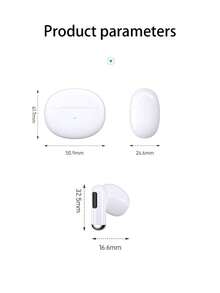 AIRUIKA PROS Wireless Bluetooth Earphones ENC Noise-Proof 5.2 Semi-In-Ear Sports TWS With Ultra-Long Battery Life For IOS, Android, And Other Devices - PROS - View 8