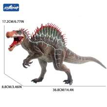 [Tem certificado infantil] Brinquedo modelo de dinossauro realista, estatueta de animal selvagem, brinquedo sensorial e presente de festa, adequado para decoração de quarto de crianças ou meninas e meninos