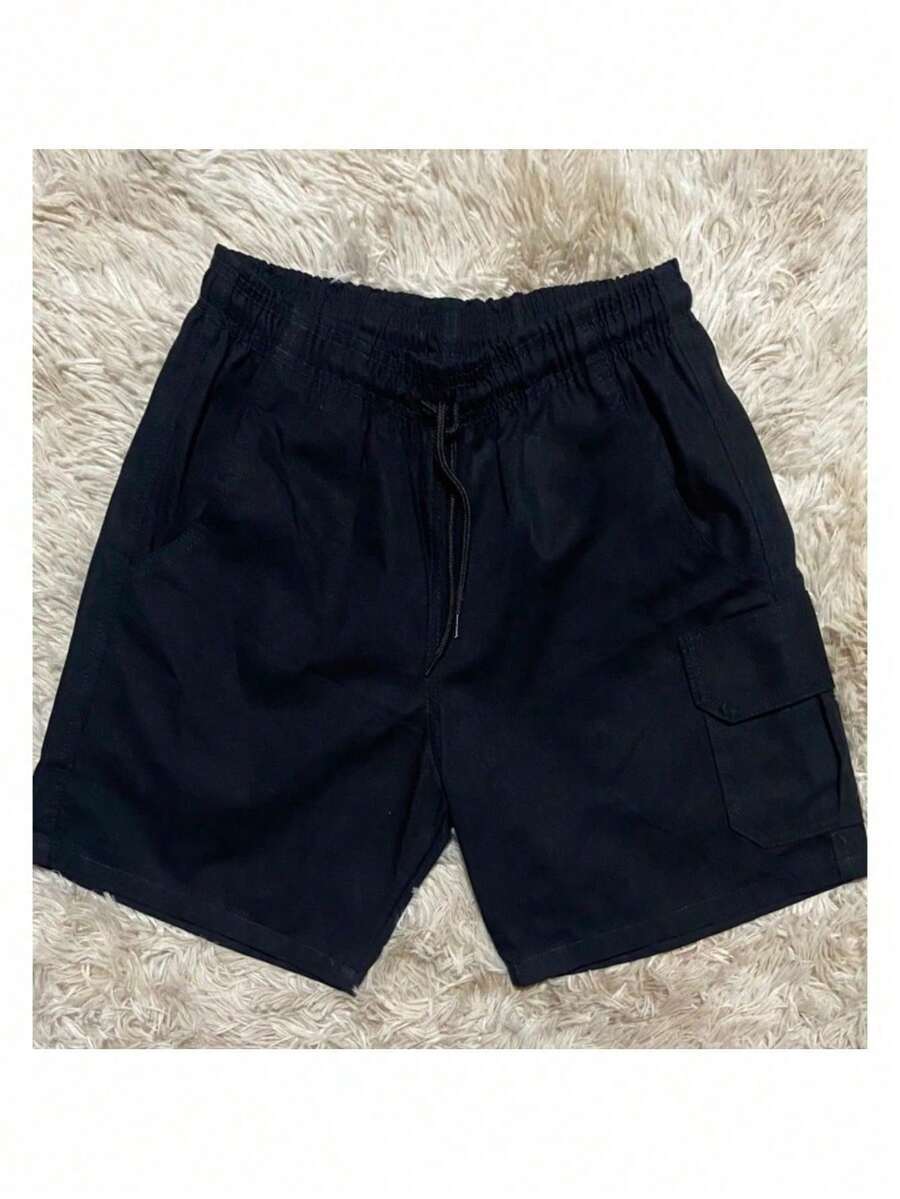 Teen Boys Shorts - Black - View 1